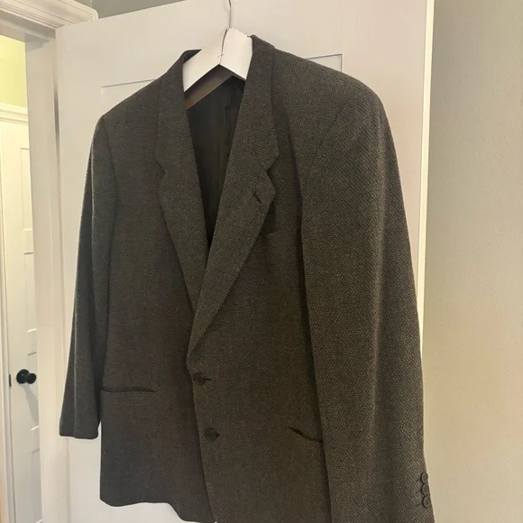 Men’s Giorgio Armani Le Collezioni Vintage 90s Wool blazer 42R. Single breasted